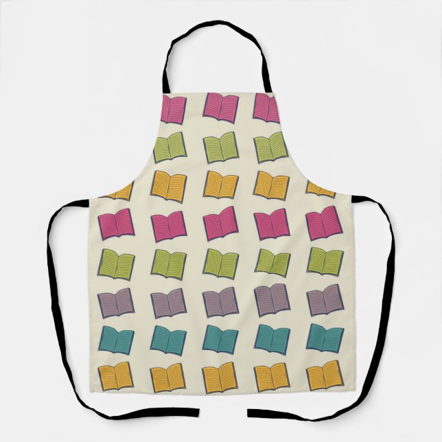 Book pattern apron (Front)