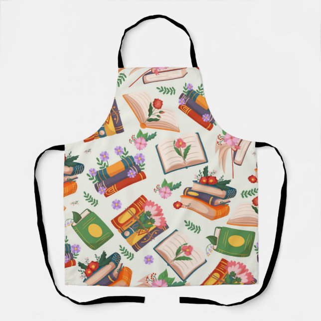 Book pattern apron (Front)