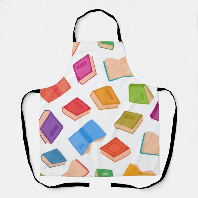 Book pattern apron (Front)