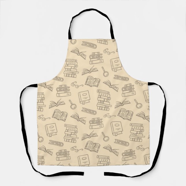 Book pattern apron (Front)