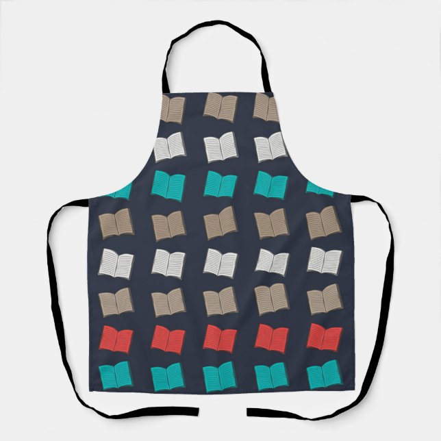 Book pattern apron (Front)