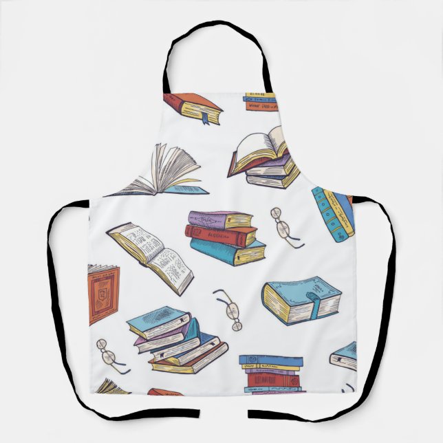 Book pattern apron (Front)