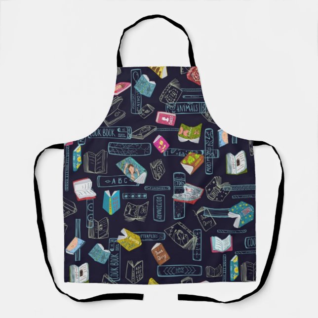 Book pattern apron (Front)