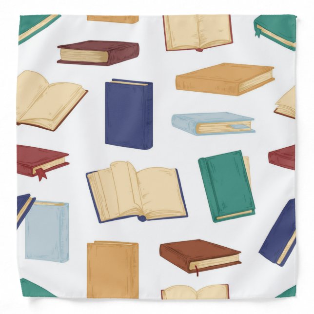 Book pattern bandana (Front)