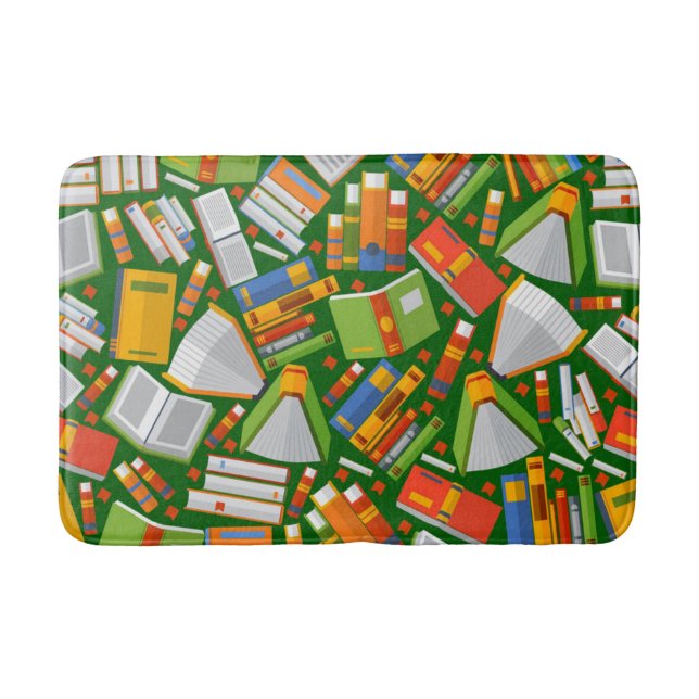 Book pattern bath mat (Front)