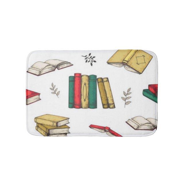 Book pattern bath mat (Front)