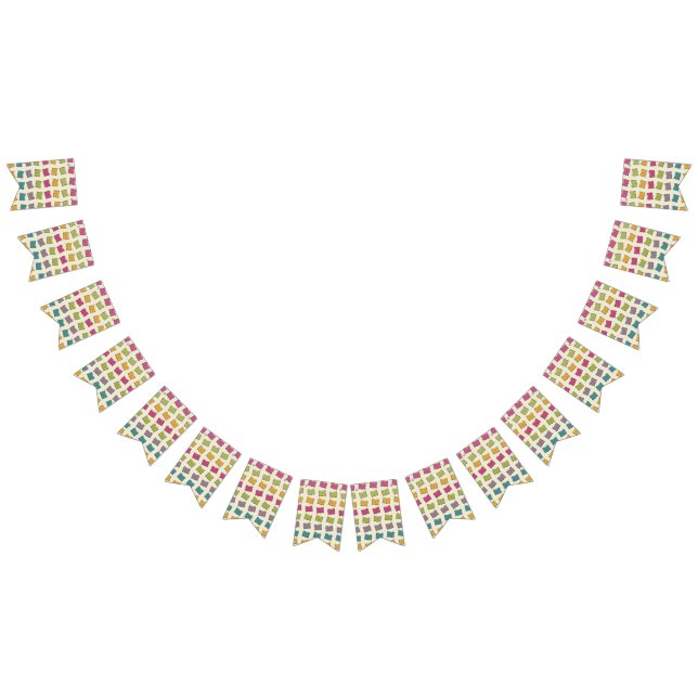 Book pattern bunting flags (All)