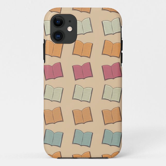 Book pattern Case-Mate iPhone case (Back)