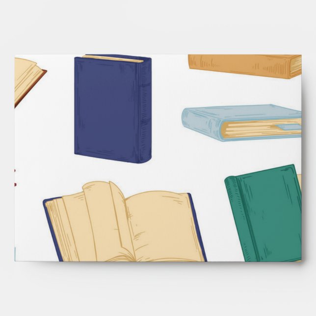 Book pattern envelope (Front)