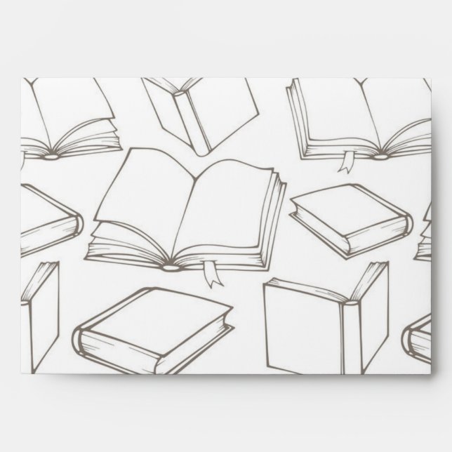 Book pattern envelope (Front)
