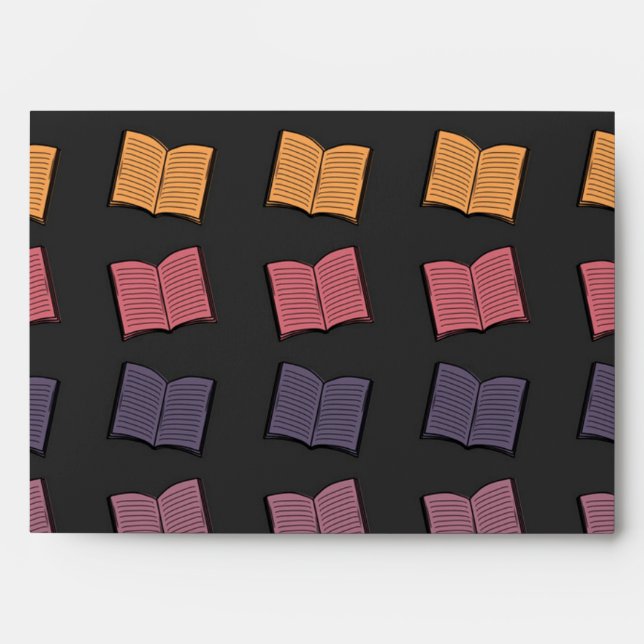 Book pattern envelope (Front)