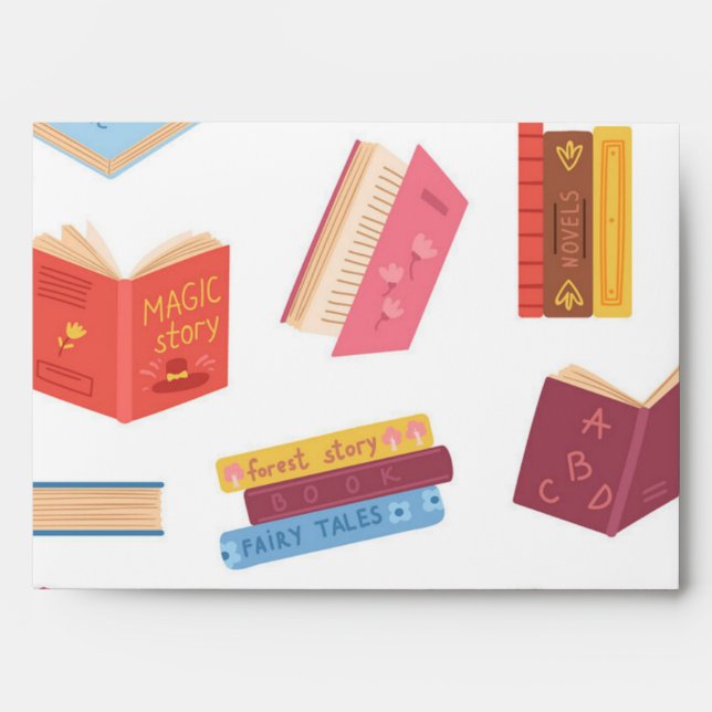 Book pattern envelope (Front)