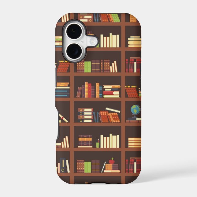 Book pattern iphone case (Back)