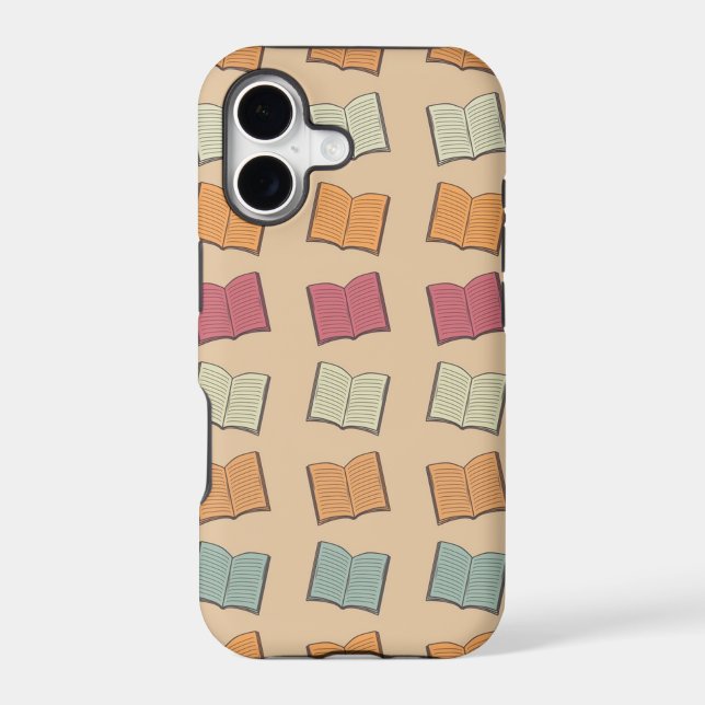 Book pattern iphone case (Back)