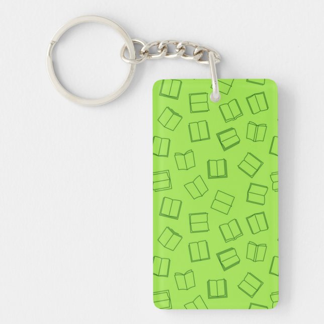 Book pattern keychain (Front)