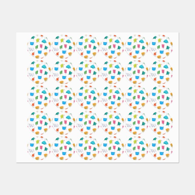 Book pattern labels (Sheet)