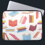 Book pattern laptop sleeve<br><div class="desc">For true lovers of books</div>