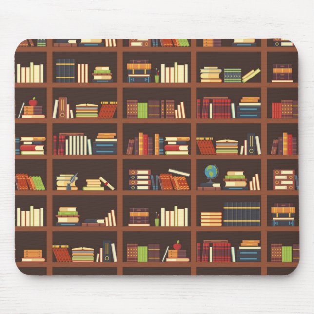 Book pattern mouse pad (Front)