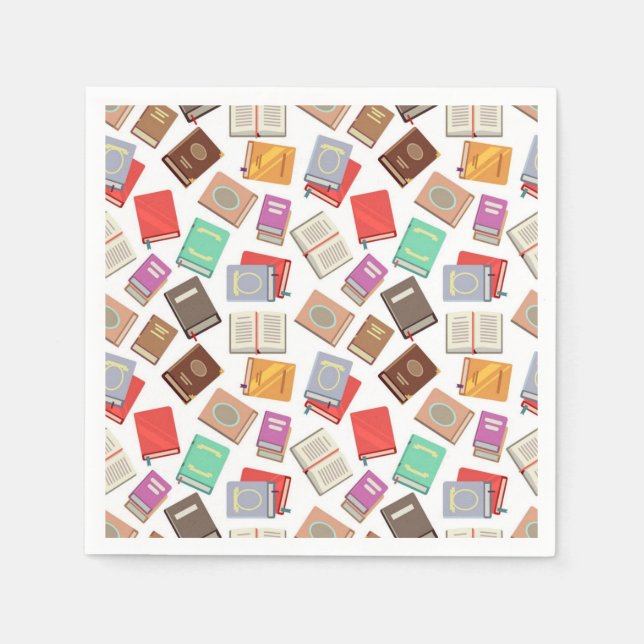 Book pattern napkins (Front)