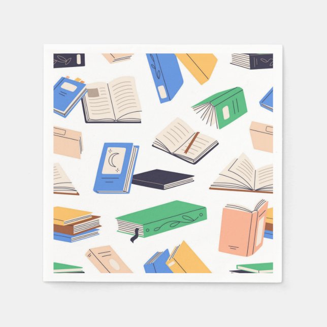 Book pattern napkins (Front)