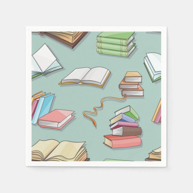 Book pattern napkins (Front)