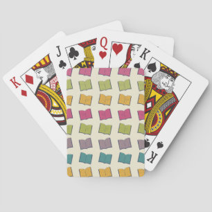 Book pattern poker cards