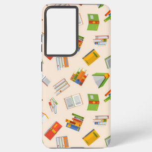 Book pattern samsung galaxy s21 ultra case
