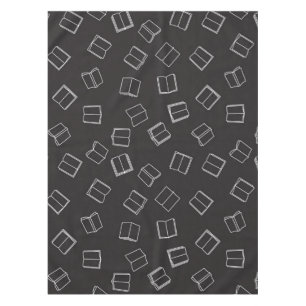 Book pattern tablecloth