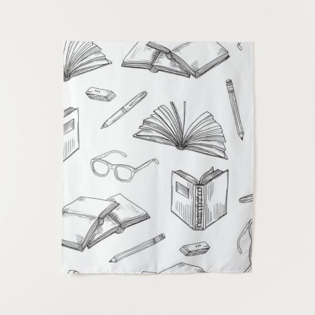 Book pattern tapestry (Front)