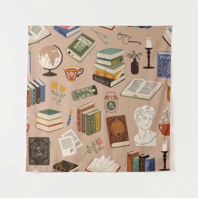 Book pattern tapestry (Front)