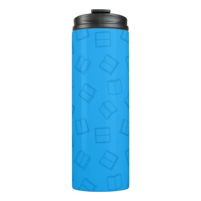 Book pattern thermal tumbler (Front)