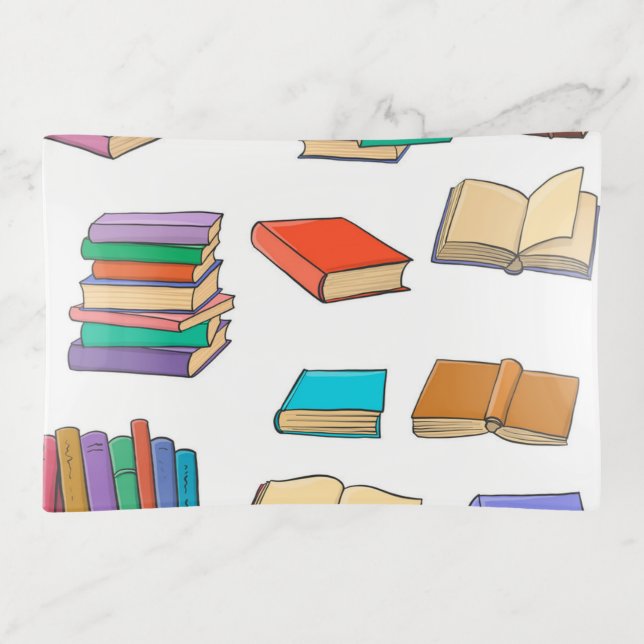 Book pattern trinket tray (Front)