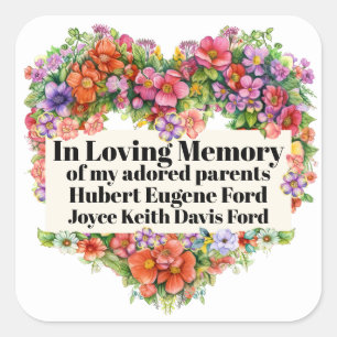 Book Plate In Memoriam Sticker