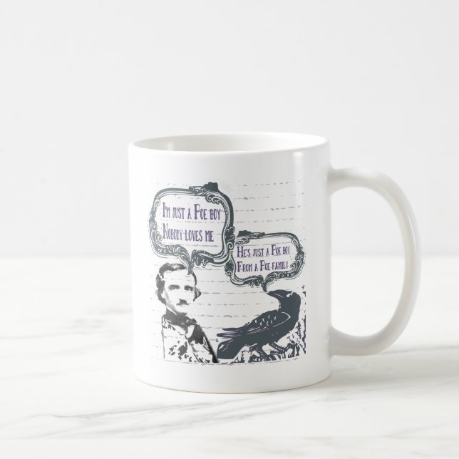 Book Poe Boy Coffee Mug (Right)