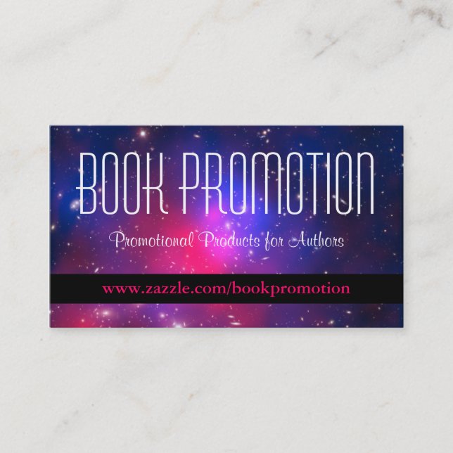 Book Promotion Business Card (Front)