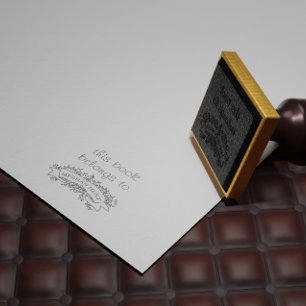Book Property Personalised Stamp