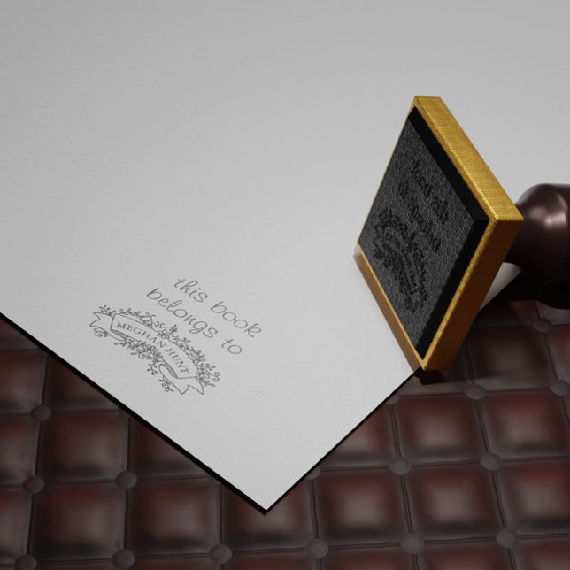 Book Property Personalised Stamp (Creator Uploaded)