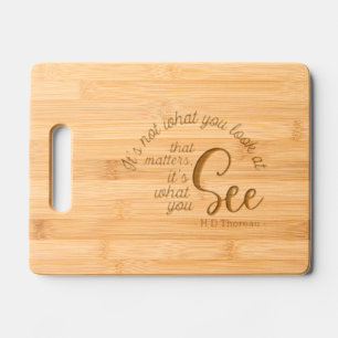 Book quote about life elegant throw pillow engraved cutting board