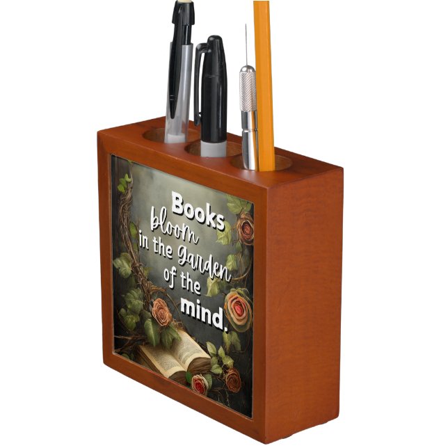 Book Quote Desk Organizer / Pen Holder (In Situ)