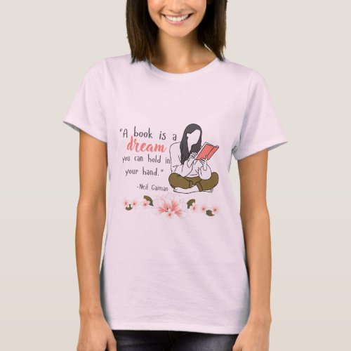 Book quote tshirt