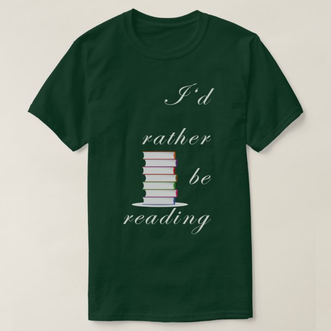 Book Read Study Literature Reader Author Gift Idea T-Shirt (Design Front)