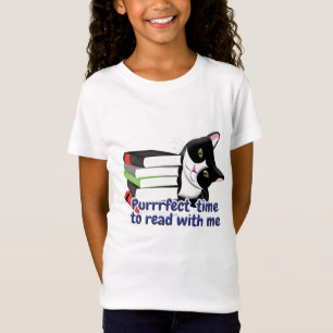Book Reader Cat T-Shirt