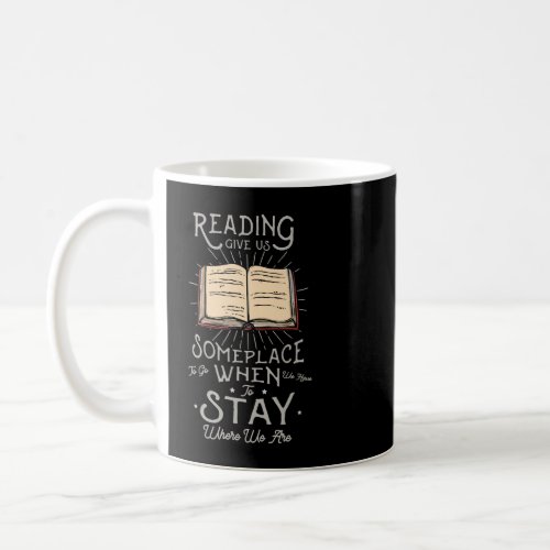 Book Reader Design for a Reading Fan 32 Reader Boo Coffee Mug