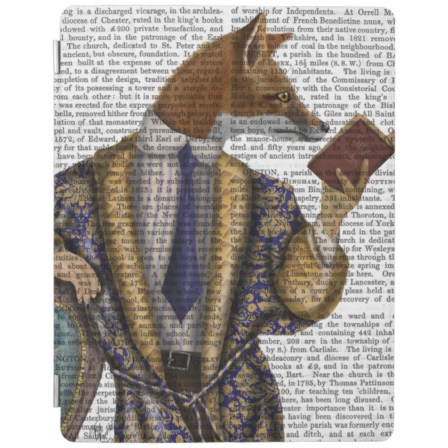 Book Reader Fox iPad Air Cover (Front)
