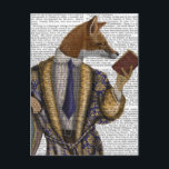 Book Reader Fox Postcard<br><div class="desc">Animals & Nature</div>