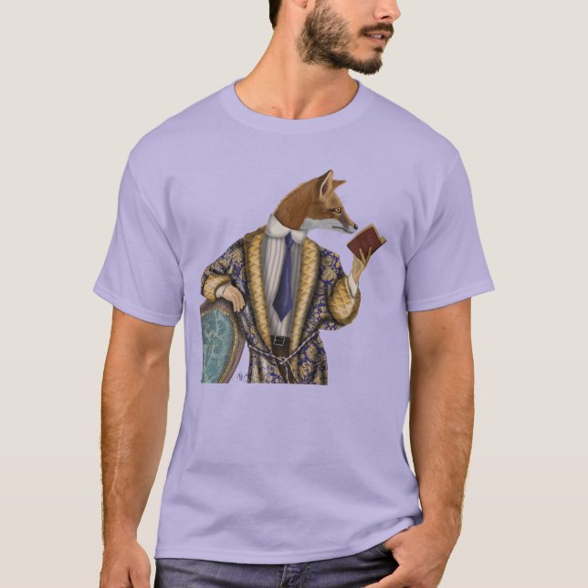 Book Reader Fox T-Shirt (Front)