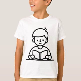 Book-Reading Boy T-Shirt