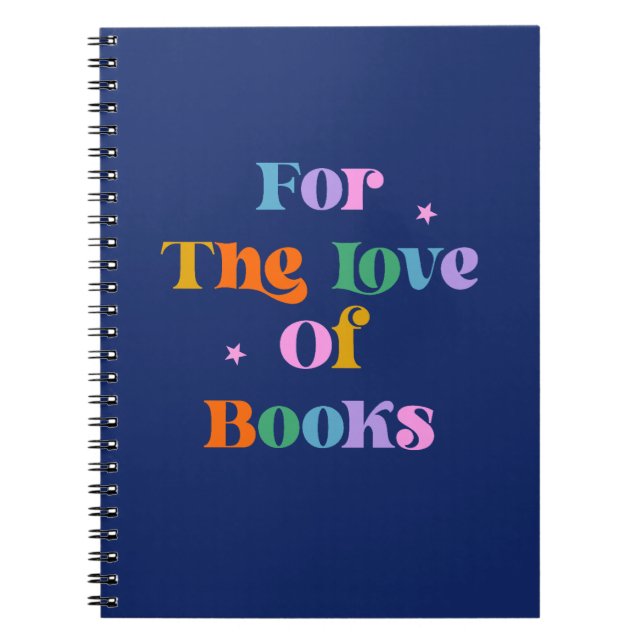 Book reading gift colorful blue font modern  (Front)