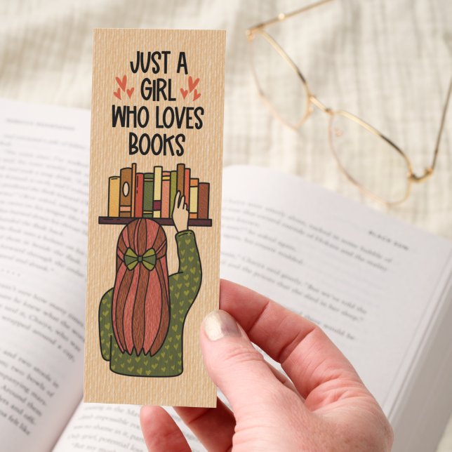  Book Reading Love Bookmark (Hand)