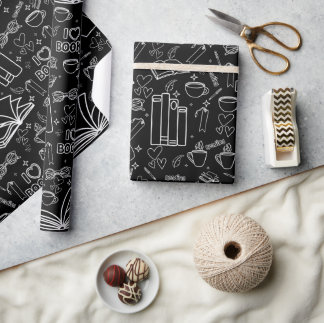 Book Reading Love Wrapping Paper
